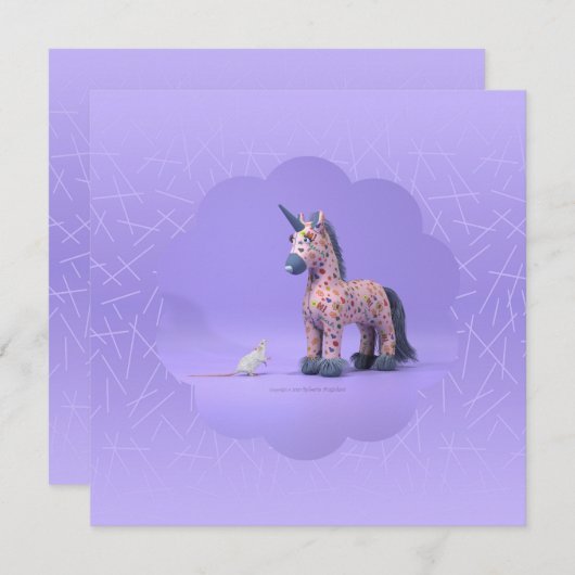 Carte Étrange rencontre lancer oreiller (Devant / Derrière)