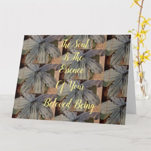 Carte Être aimé (Fleur jaune)