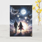 Carte Être ensemble (Fleur jaune)