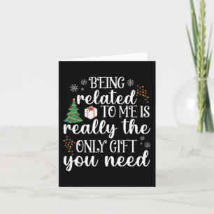 Carte Etre Lié À Moi Amusant Noël Famille Noël Noël Noël