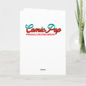 Carte Être Ma Saint-Valentin? Joli Couple d'Art Pop Rétr (Dos)