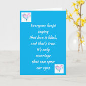 CARTE ÊTRE MARIÉ À VOUS REND LA VIE INCONTOURNABLE (Fleur jaune)