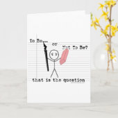 Carte Être ou ne pas être (Fleur jaune)