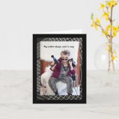 Carte Être plus vieux (Fleur jaune)