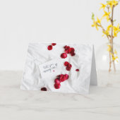 CARTE ÊTRE ROMANTIQUE COMME JE LE DEMANDE **MARRY ME*** (Fleur jaune)