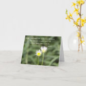 Carte Être tiré (Fleur jaune)