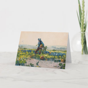 Carte Être un garçon d’agriculteur   Winslow Homer