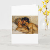 Carte Étreinte d'huile expressive (Fleur jaune)