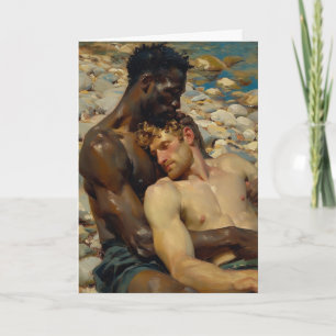 Carte Étreinte du ruisseau ensoleillé