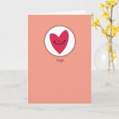 Carte Étreintes (Fleur jaune)