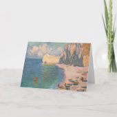 Carte Étretat : la Plage et la Falaise par Claude Monet (Devant)
