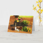 Carte Étrier de fleurs (Fleur jaune)