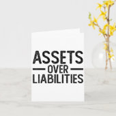 Carte Ets Supérieur Aux Passifs _ Drôle De Comptable _ M (Fleur jaune)