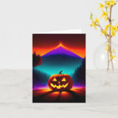 Carte Étude citrouille - AI - I (Fleur jaune)