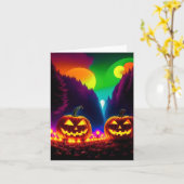 Carte Étude citrouille - AI - M (Fleur jaune)