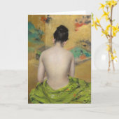 Carte Étude de la chair et de l'or | William Merritt Cha (Fleur jaune)