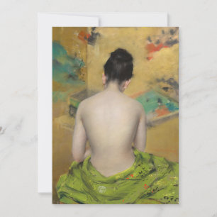 Carte Étude de la chair et de l'or William Merritt Cha