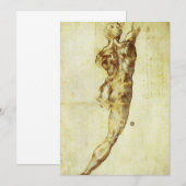 Carte Étude de Michel-Ange sur la bataille de Cascina (Devant / Derrière)