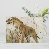 Carte Étude d'un tigre | Wilhelm Kuhnert (Debout devant)