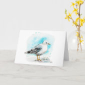 Carte Étude Seagull 1 (Fleur jaune)