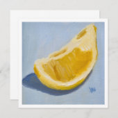 Carte Étude sur le citron no 2 (Devant / Derrière)