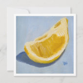 Carte Étude sur le citron no 2 (Devant)