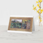 Carte Études d'oiseaux, Bruno Liljefors (Fleur jaune)