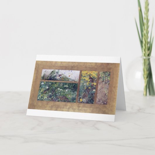 Carte Études d'oiseaux, Bruno Liljefors (Devant)