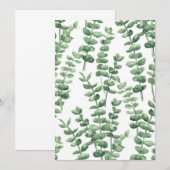 Carte Eucalyptus 1 (Devant / Derrière)