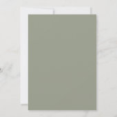 Carte Eucalyptus Couleur Tones Répétition Dinne Vert ID9 (Dos)