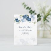 Carte Eucalyptus floral Aquarelle Fleurs Enregistrer la  (Debout devant)