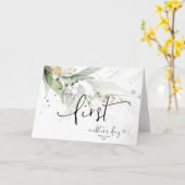 Carte Eucalyptus Happy First Mother's Day Cadeau Keepsak (Fleur jaune)