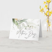 Carte Eucalyptus Happy First Mother's Day Keepsaké (Fleur jaune)