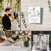 Carte Eucalyptus Minimaliste Contemporain