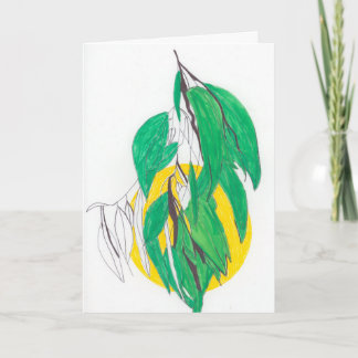Carte Eucalyptus Sprig Greeting Card