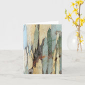 Carte Eucalyptus Tree Bark (Fleur jaune)