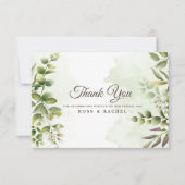 Carte Eucalyptus Vert Élégant (Devant)