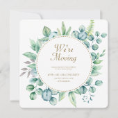 Carte Eucalyptus vert Feuille Changer d'adresse (Devant)