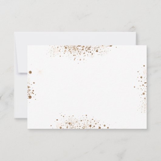 Carte Eucalyptus vert mariage photo enregistrer la date (Dos)