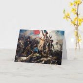 Carte Eugene Delacroix - La Liberté guidant le peuple (Fleur jaune)