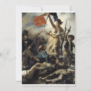Carte Eugene Delacroix - Liberté à la tête du peuple