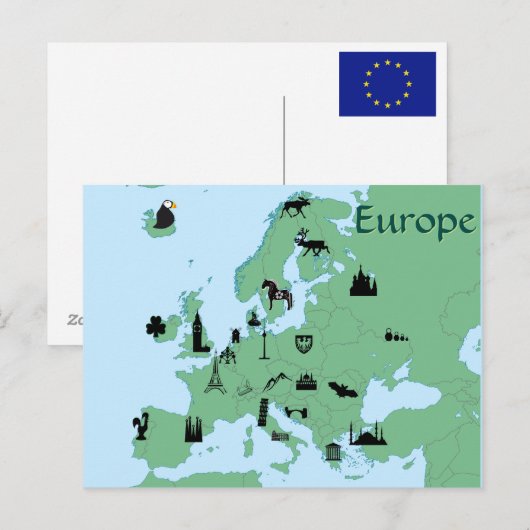 Carte Europe (Devant / Derrière)