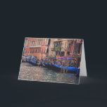 Carte Europe, Italie, Venise, gondoles dans le canal<br><div class="desc">Europe,  Italie,  Venise,  gondolas en canal � Julie Eggers / DanitaDelimont.com</div>