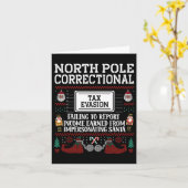 Carte Evasion - Elf Famille Noël Correspondant Papa oncl (Fleur jaune)