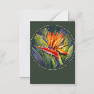 Carte EVE Peint Strelitzia Flower Note