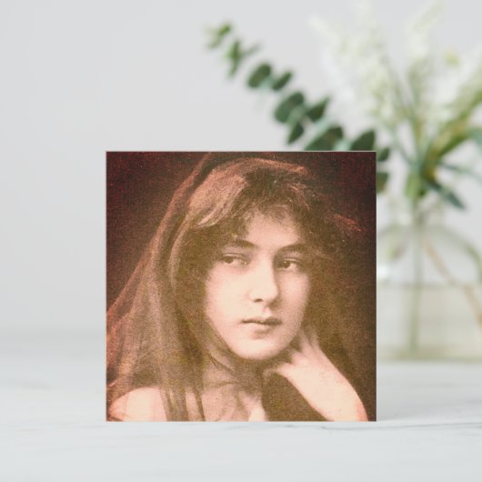 Carte Evelyn Nesbit (Debout devant)