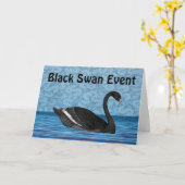 Carte Événement Cygne Noir (Fleur jaune)
