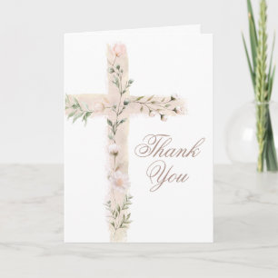 Carte événement religieux de la Croix-Saint-Merci fleuri
