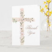 Carte événement religieux de la Croix-Saint-Merci fleuri (Fleur jaune)