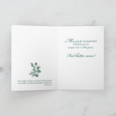 Carte Évêque, rétablissez-vous, reposez dans la Croix de (Intérieur)